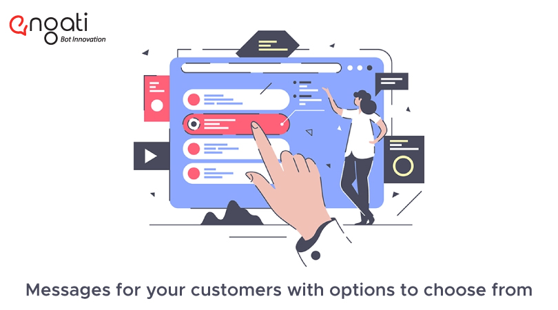 getengati's tweet photo. Is it a yes? Is it a no?
No matter what the answer is, let your chatbot answer customer queries with options with β βSend message with optionsβ! https://t.co/X97yV0prLI
#ThursdayThoughts #Chatbots #bots #virtalAssistant #VoiceAssistant #Tech #TechNews #AI #ML #DL #Semantics #NLP https://t.co/7ltWcPlZZq