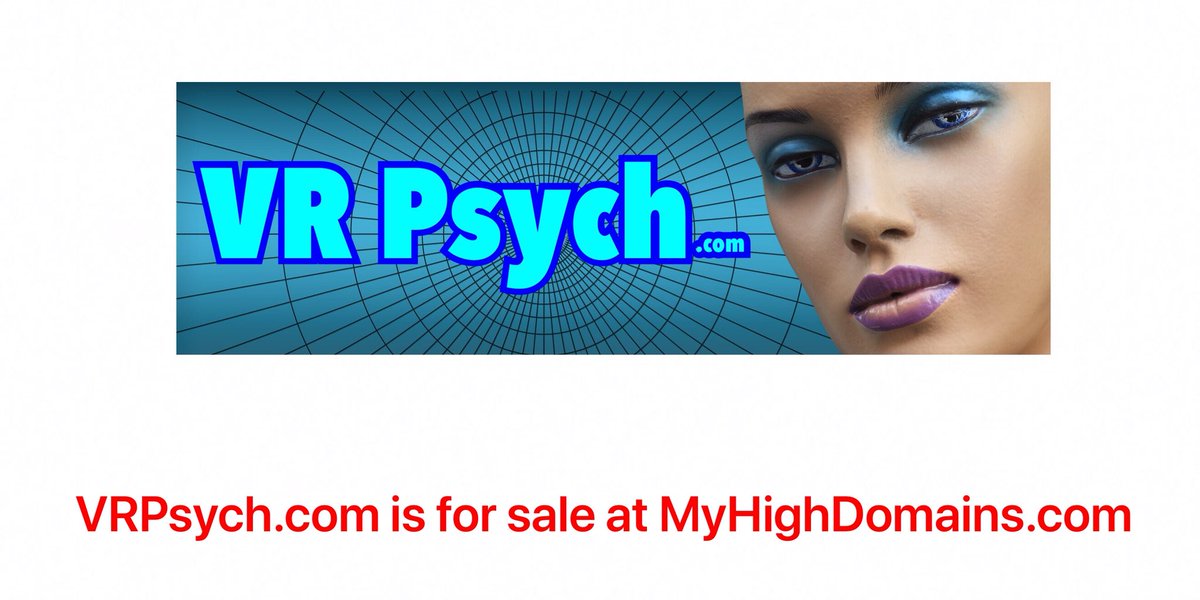 VRPsych.com is for sale @ImmoralishMe #psych #psychology #psychologist #psychobabble #psychiatry #psychological #therapists #counseling #VRChat #virtual #pcgaming #TechNews #tech #VirtualAssistant #virtualization #chat #ARnews #mentalhealth #psychotherapist #anxiety