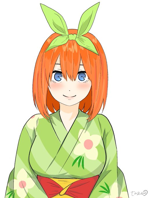 たすさんがTwitterに投稿した中野四葉(五等分の花嫁)のイラスト。