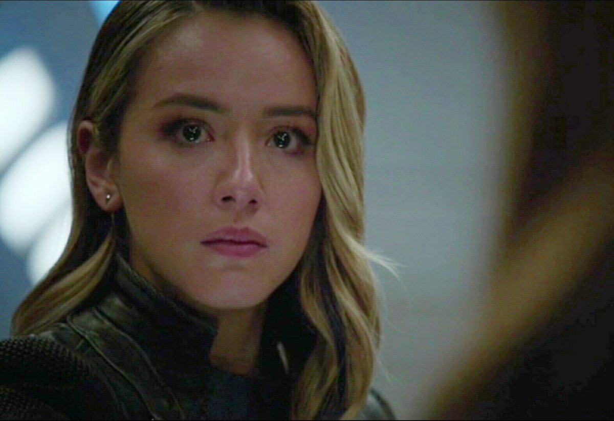 Skye!!! I miss calling you Skye. But I also love you as Daisy. Oh how you've grown in this show, on & off cam. Will miss seeing you as an agent  #AgentsOfSHIELD more power to you  @chloebennet 