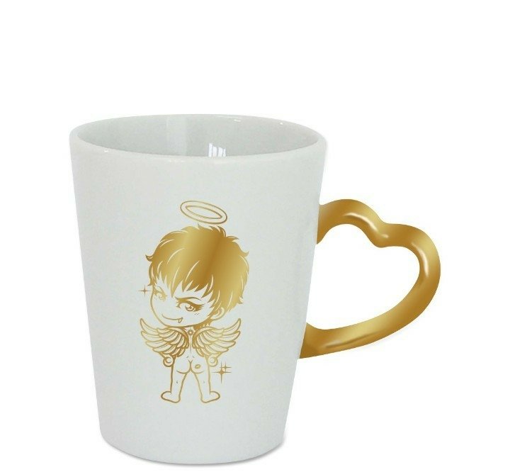 This would actually be a pretty nice mug if only it didn't have Gackt's bare cartoon ass on it