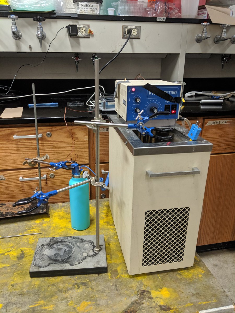 ClaireKalb's tweet photo. Who would've thought a water bottle could double as a drinking device AND a calorimeter?? @HydroFlask https://t.co/X1syjH5nef
