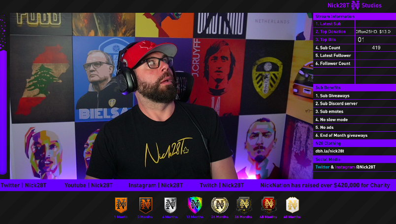 Nick28T's tweet photo. Thank you guys so much for another amazing month of streams. July comes to an end and stream support has been nuts even though we basically retired #FIFA19 a month ago! 

Announcing the 6x #FIFA20 winners and 4x @displate winners below, be ready! https://t.co/q6Zi5vFOQ0