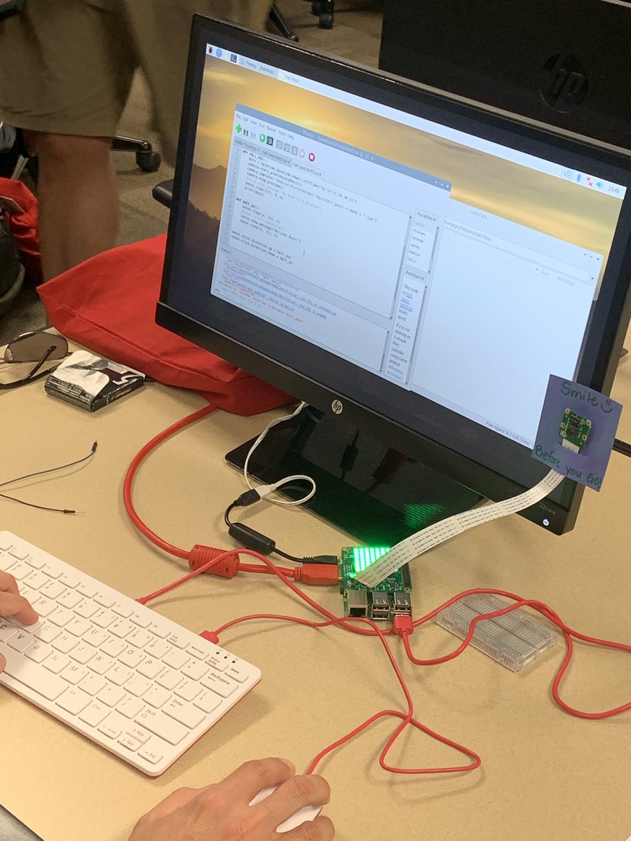 mrs_igonzalez's tweet image. Can’t wait to see students get excited about digital making with Raspberry Pi. #CodingRocks #Picademy