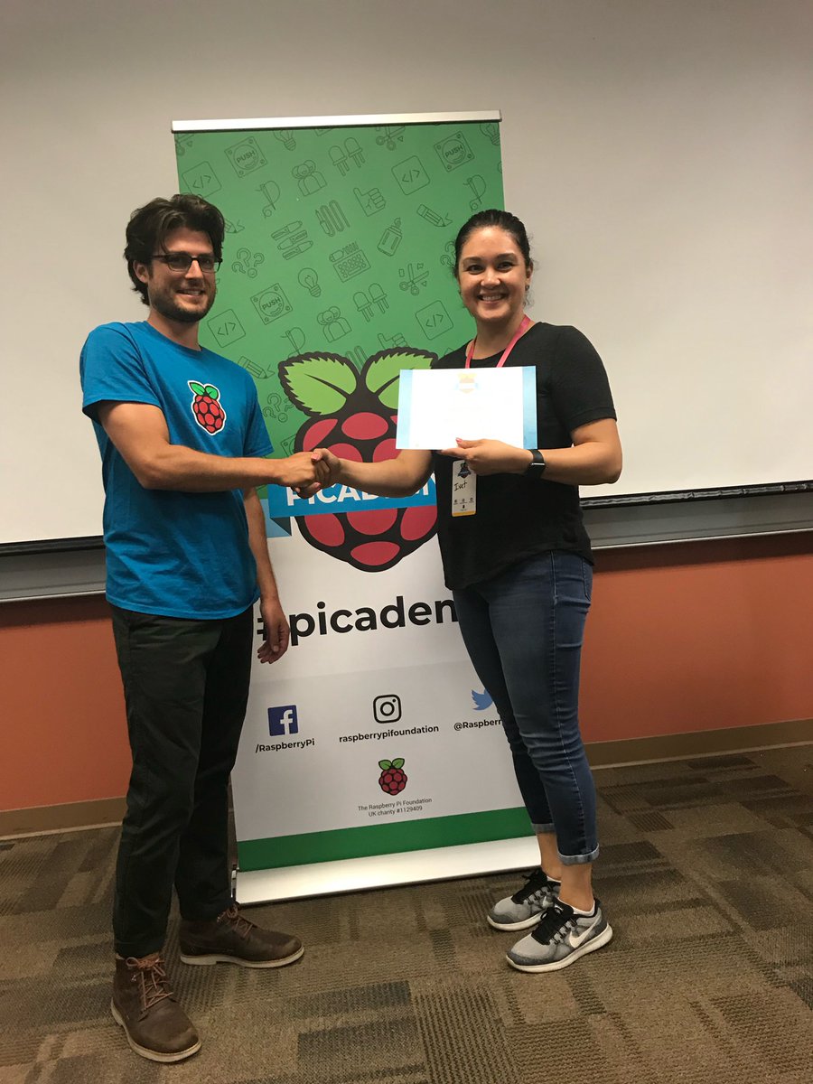 mrs_igonzalez's tweet image. Can’t wait to see students get excited about digital making with Raspberry Pi. #CodingRocks #Picademy