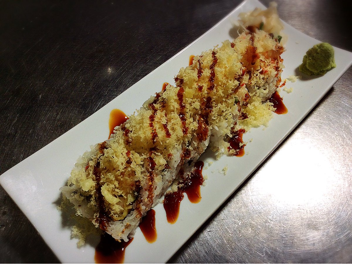 ebisu_la's tweet photo. Crunch roll🍣 #japanesefood #izakaya #sushi #sushiroll #crunchroll #losangeles #socal #littletokyo #dtla  #jtown #2ndst #caifornia https://t.co/mfUvZjxLHC