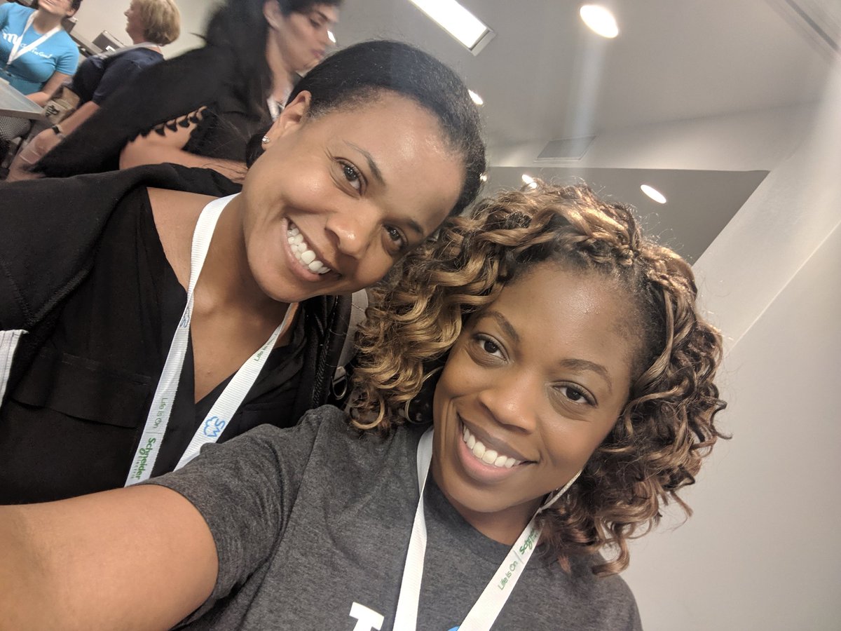 TheTiffSpencer's tweet image. So excited to catch up with my new friend @sblackwalker this week! #Witconf19 #HBCUforce #StudentGroups #AUC