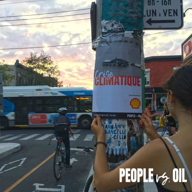 greenpeaceQC's tweet photo. DERNIÈRE MINUTE Ce soir, à #MTL et dans 25 villes dans le monde, des citoyen·nes se mobilisent et affichent la responsabilité des pétrolières dans le dérèglement du climat.

Ajoutez votre voix, tournons la page des énergies fossiles✊🌏 >> >>
https://t.co/4Q3WEbdGGd #JamOil https://t.co/QVgvlZmatM