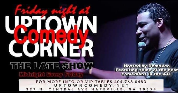 ComedianDemakco's tweet photo. Watch "DC Curry Presents: DIS RACE ......: Live from Uptown-comedy-club 
397 North Central Ave
Hapeville Ga" on YouTube https://t.co/kmRM3SMGJD https://t.co/BehuKTfdkT