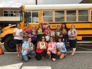 GRES_Principal's tweet photo. The Curtis Book Bus strikes again! Keep reading!! #books #popscicles #smiles #teamcurtis #oneccps https://t.co/3MD3FlLxIA