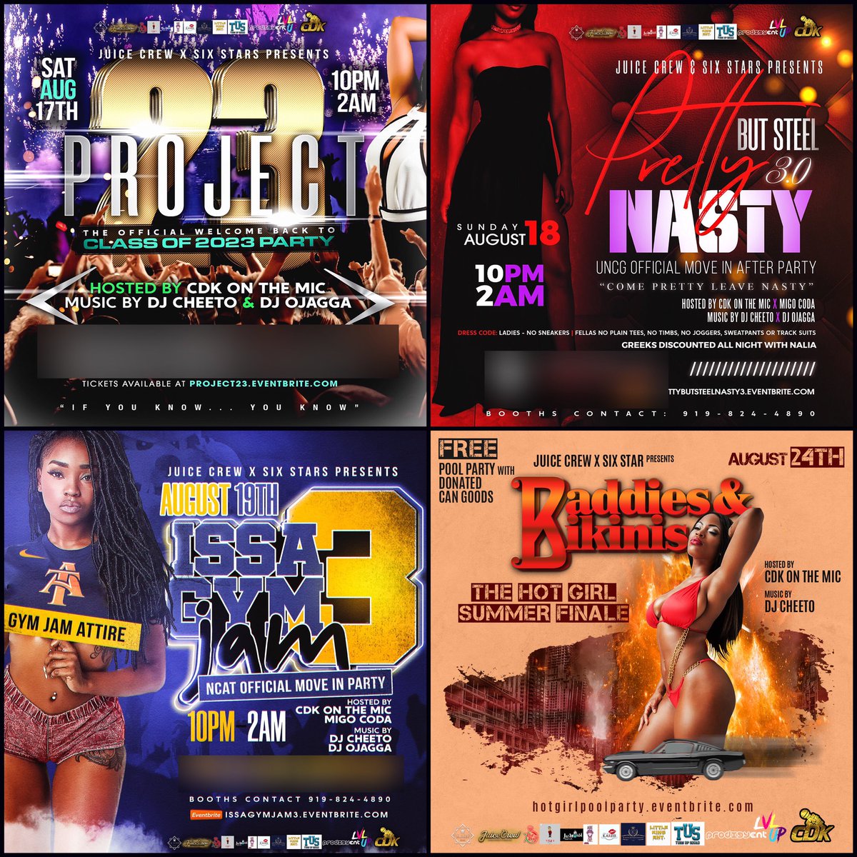 ceostarvon's tweet photo. ICYMI : #TheCollegeXperience2019 

TICKET SALE UPDATE : 

40 ALL ACCESS PASSES LEFT 

40 SEATS LEFT ON THE #PROJECT23 SHUTTLE #NCAT23 / #UNCG23 

4500+ TICKETS SOLD TOTAL 

$5 SHUTTLE TICKETS ARE NOW AVAILABLE FOR THE #ISSAGYMJAM 
 
https://t.co/eXi58szfr3
#NCAT #UNCG https://t.co/08ywhesbgD