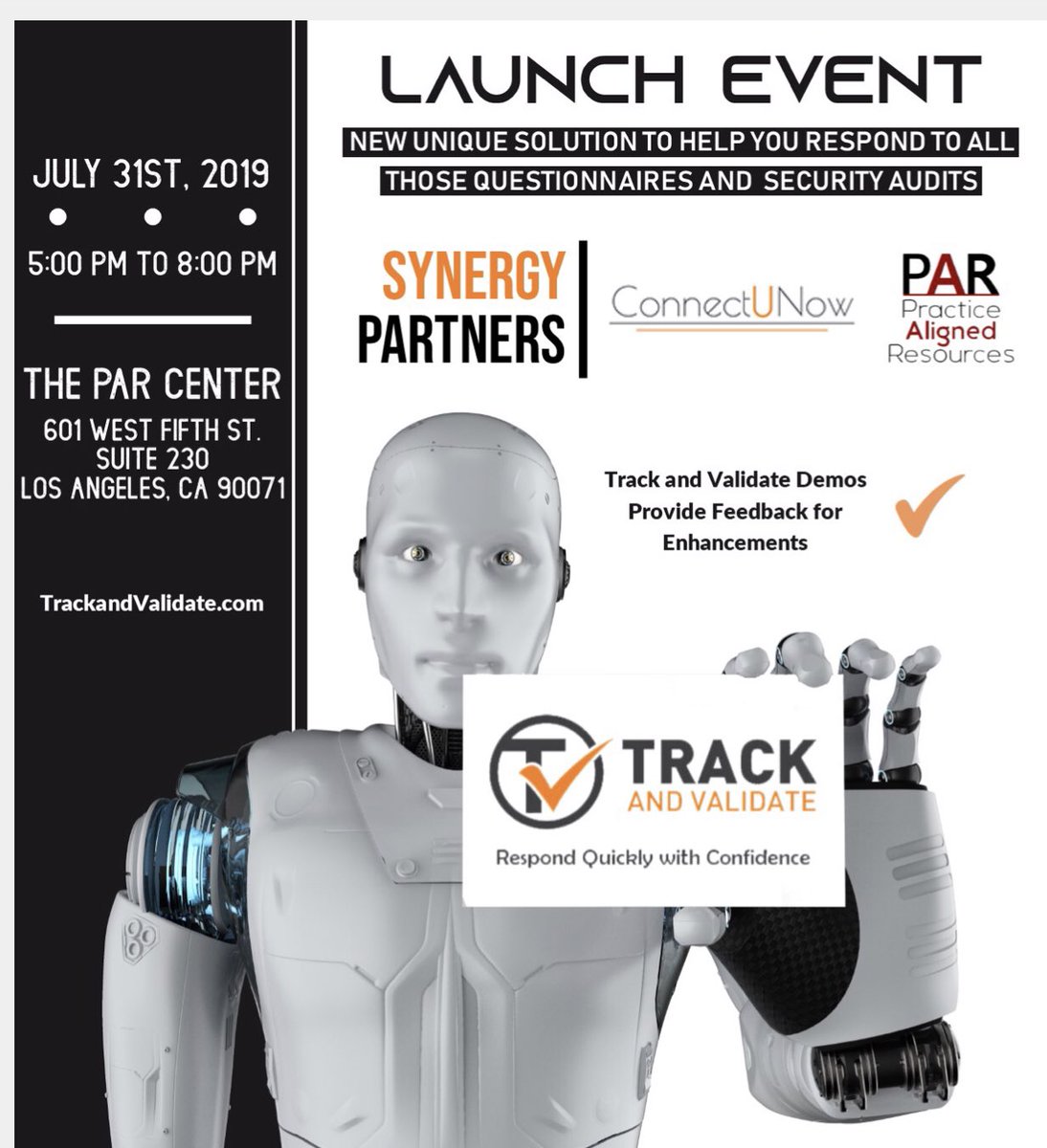 levisfitz's tweet photo. Enjoying - Learning - Drinking - Celebrating - Launch Event at The PAR Center – Track and Validate! @PracticeAligned @Email2Print @Mjoymurao https://t.co/3NcbBvirOi