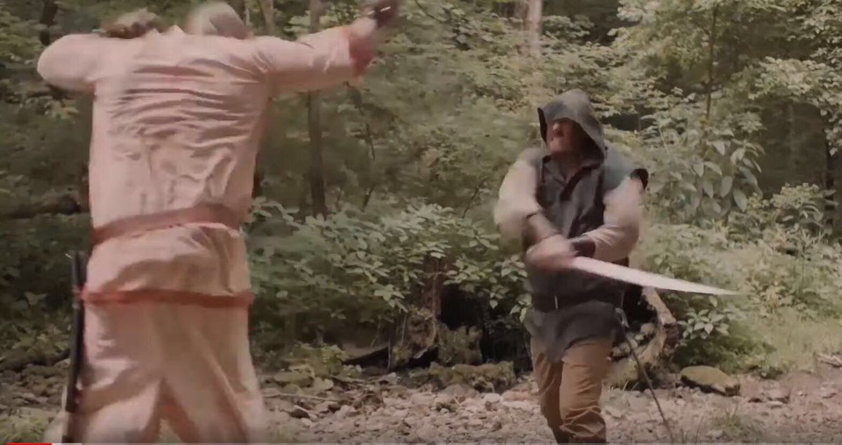 PeacockCanFly's tweet photo. Shoutout to @Obi_Jon_84 who served as Props Master for the @RaydenValkyrie proof-of-concept 📺 pilot &amp; even has a cameo as a "Brigand" in the film. Not many can make &amp; wield a sword at the same time. Great work bro 👊🏼
🤞this gets picked up.
https://t.co/Y0aiMqa5Ge
#Raydenvalkyrie https://t.co/HWrWCwH9Jn