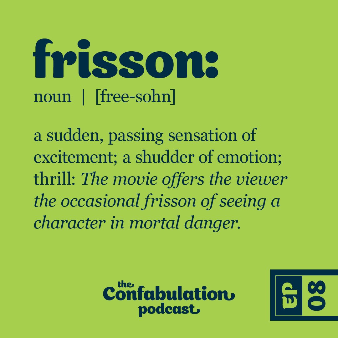 confabcast's tweet photo. Follow us as we we tiptoe through uncomfortable social situations and get a lesson in line etiquette. We also discuss the gift of fear and push personal boundaries. Enjoy!  https://t.co/iS0QtzFvXq
#theconfabulationpodcast #dictionarydotcom #frisson #ourconfabulouspodcast https://t.co/2sKP7A79Q1