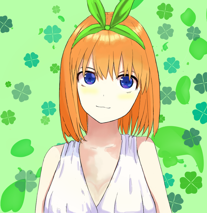 NolstさんがTwitterに投稿した中野四葉(五等分の花嫁)のイラスト。