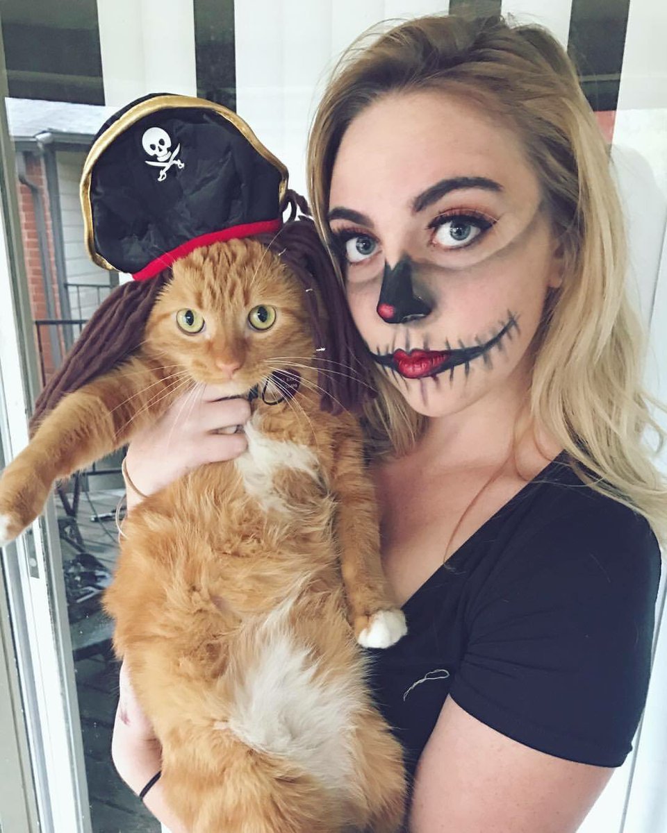 CatIdiot17's tweet image. I’ve officially changed my name from “cat baby” (that name neutered me way more than the vet ever did) to Cat’n Morgan.  @makeit_NESSty