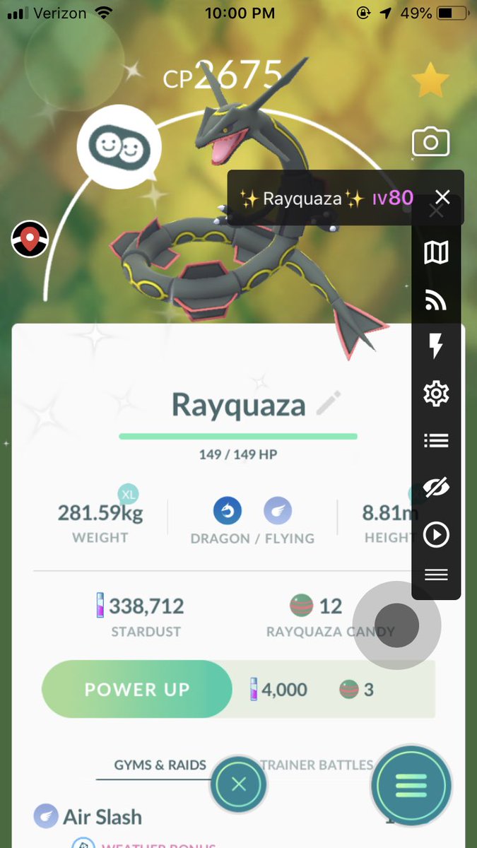 OnlyShinies's tweet photo. haven’t played in a couple days but 3rd raid in and i got one of my favorite pokémon shiny 😍😍 https://t.co/3wfUTg1LOn