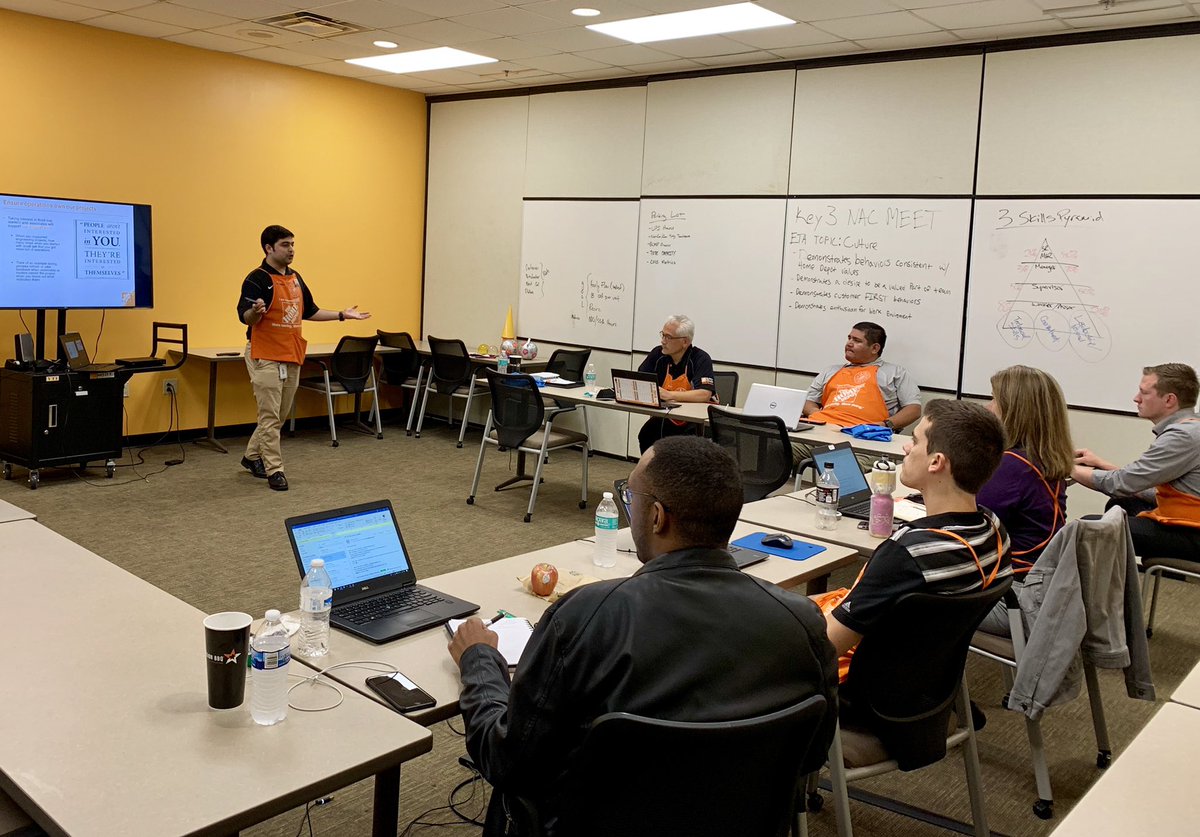 JoeSmeltzTHD's tweet photo. Awesome experience today having @kunalkthd teach our team on the power of influence! Thank you @THD_RDC5030 @AaronWeakley @bails_thd for hosting us! https://t.co/MWofTrgGrk