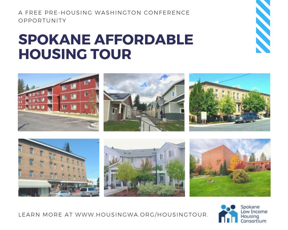HSNGWA's tweet photo. Join the Spokane Affordable Housing Tour, a free, interactive pre-#HSNGWA 2019 showcase of six properties hosted by #SLIHC. No charge to attend; separate registration required; sign up on the tour web page. https://t.co/8BUbxhi9iP @WSHFC @WLIHA @WAStateCommerce #affordablehousing https://t.co/LNtxCdMtGt