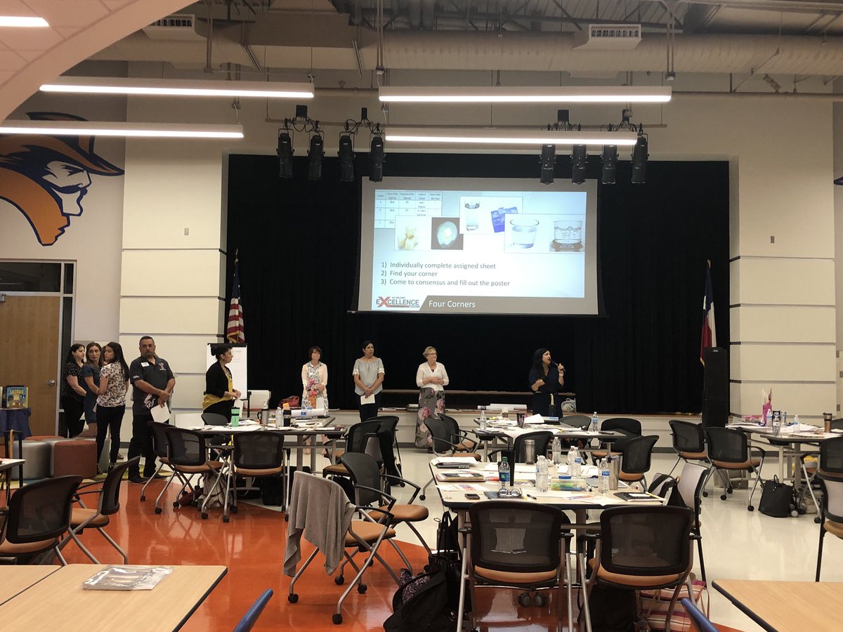 BrendaChR1's tweet photo. Our Instructional Leaders spent two days digging into the new ELAR TEKS and mastering math/science. Thank you for your participation #THEDISTRICT #pullingfromthetop #prek8 @FloresDflores53 https://t.co/ZxcC9SJAac