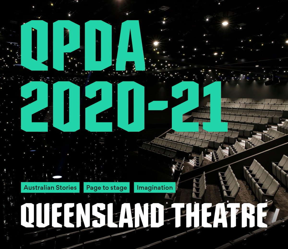 artsqueensland's tweet photo. .@qldtheatre are calling for entries for the Queensland Premier’s Drama Award. This award assists writers and performers to develop a production-ready text to be programmed at Queensland Theatre in 2021. Applications close 15 September 2019. https://t.co/FCH724AKPs #QPDA #ArtsQLD https://t.co/ghnEBFwL34