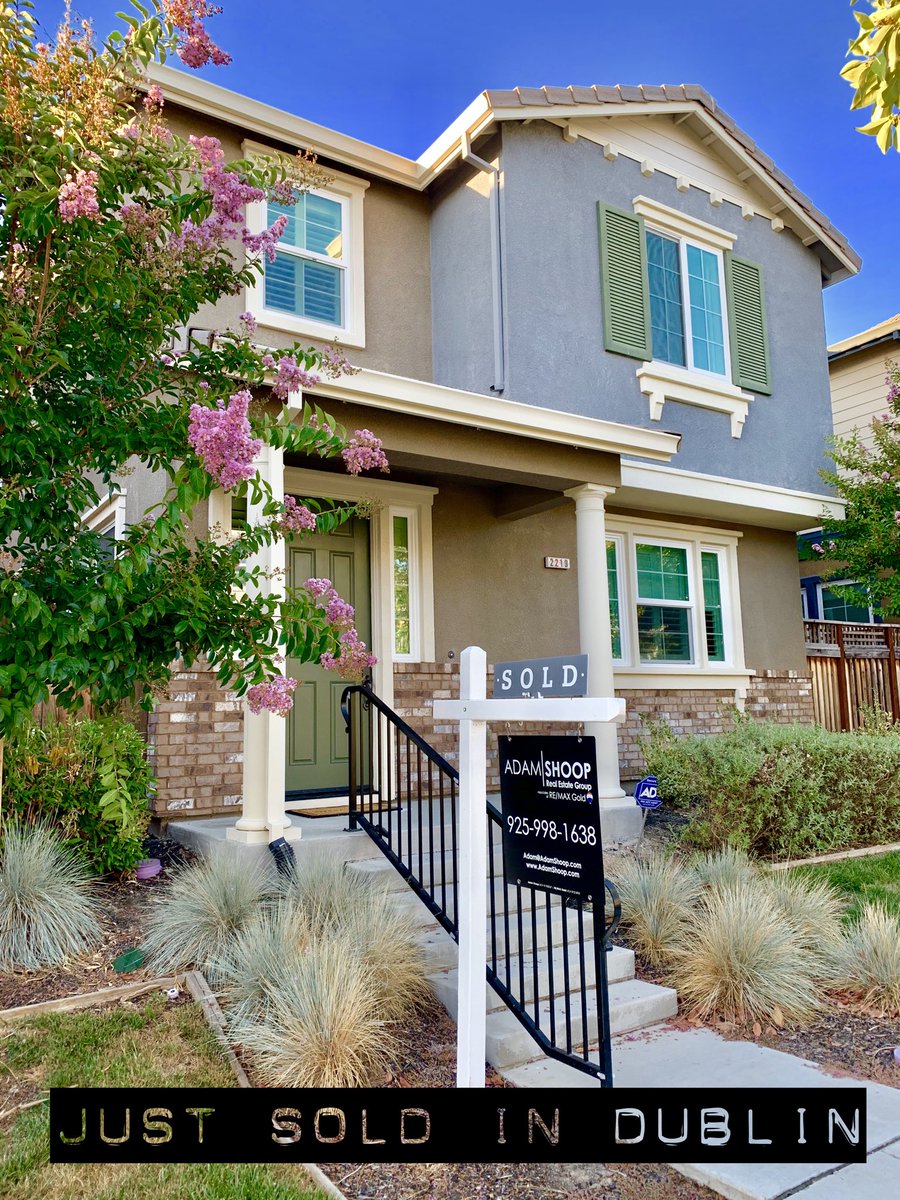 AdamShoop's tweet image. Just Sold!! 🏡 After a thorough effort working 💪 the database ☎️ we located a buyer before hitting the market. Over asking price and a 21 day close. Our seller is through the moon! I am so excited for their next adventure 🧗‍♂️
#dublinca #dublinrealestate #dublincarealtor