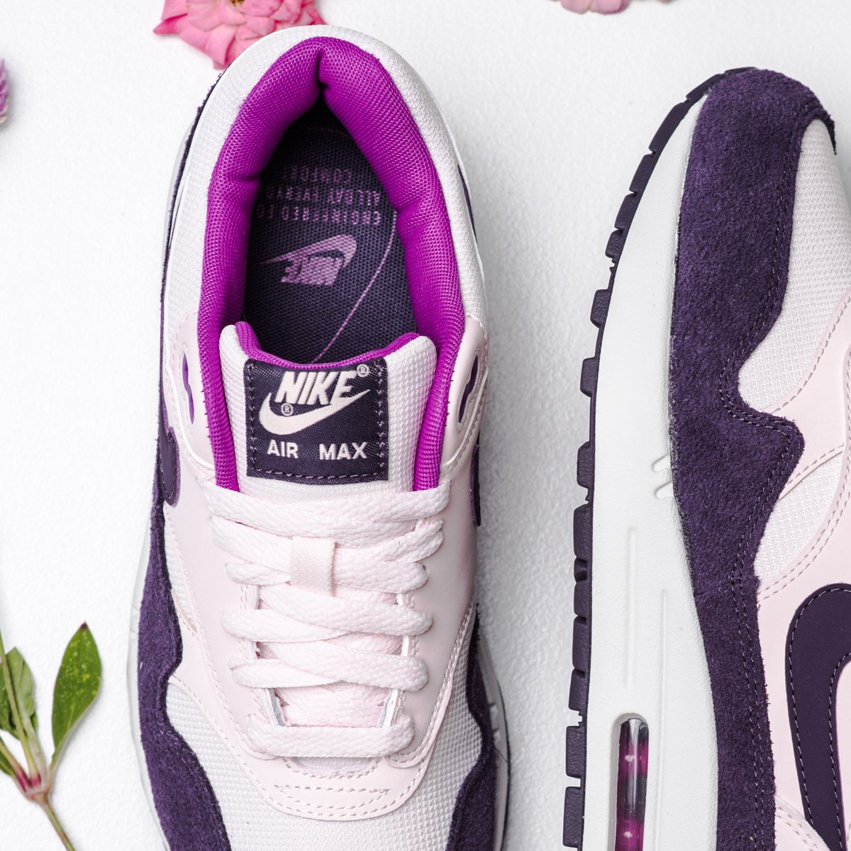 air max 1 light soft pink grand purple