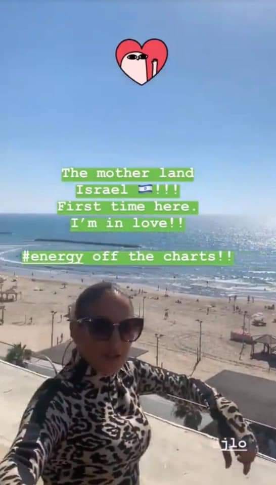 vic2pal's tweet photo. Come on @JLo,
This is Palestine 🇵🇸, and it's #NotYourMotherLand. It's a mother land to me, for example, and because israel os an Apartheid occupation, I can't go to the place where you are in &amp; can't take a pic like the one you took. https://t.co/1lepGPTzPL