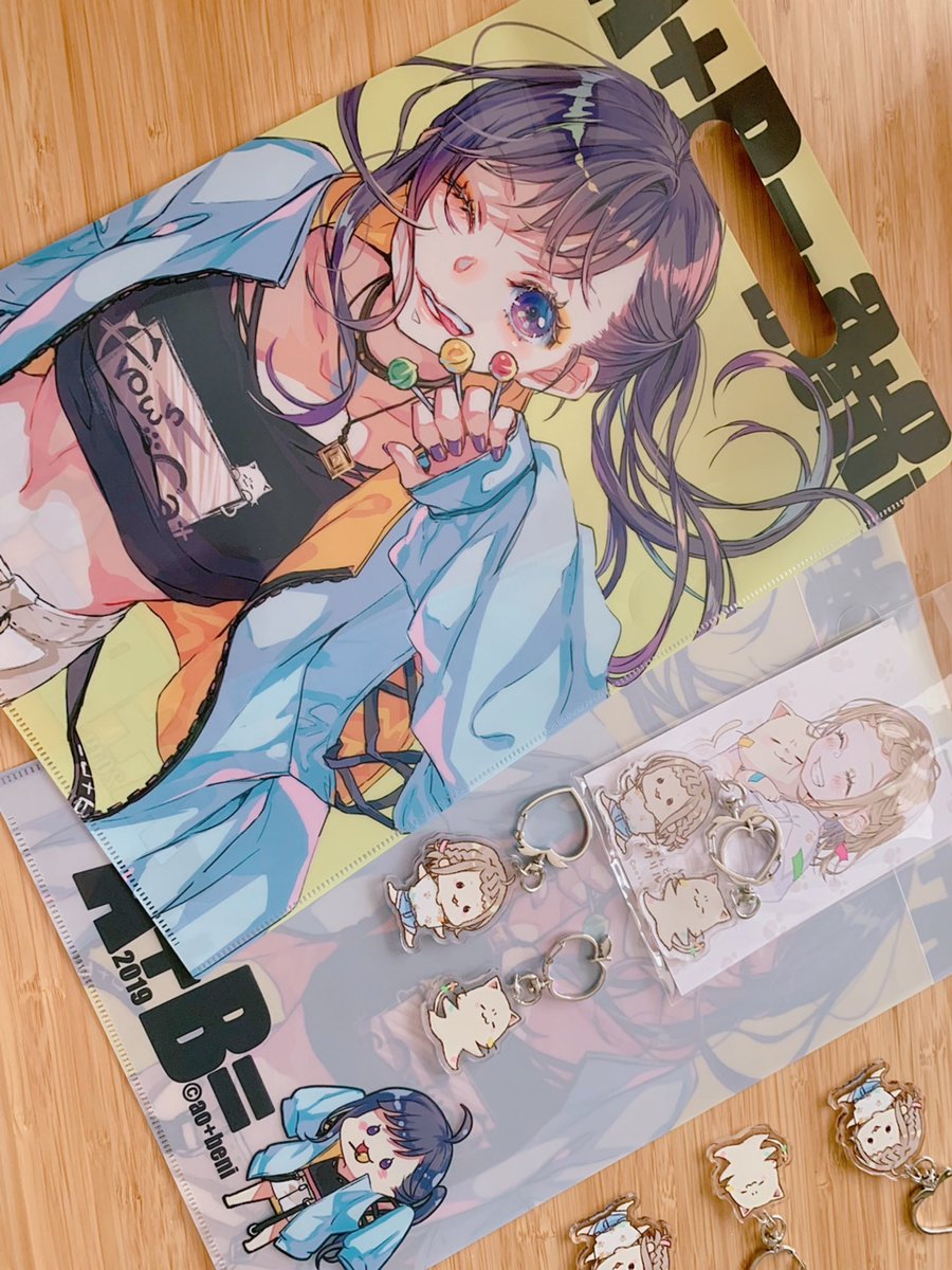 青十紅 直筆サイン入り透明色紙 セットABちゃん　BDグッズ 青十紅 直筆サイン入り透明色紙 セットABちゃん BDグッズ 青十紅 直筆