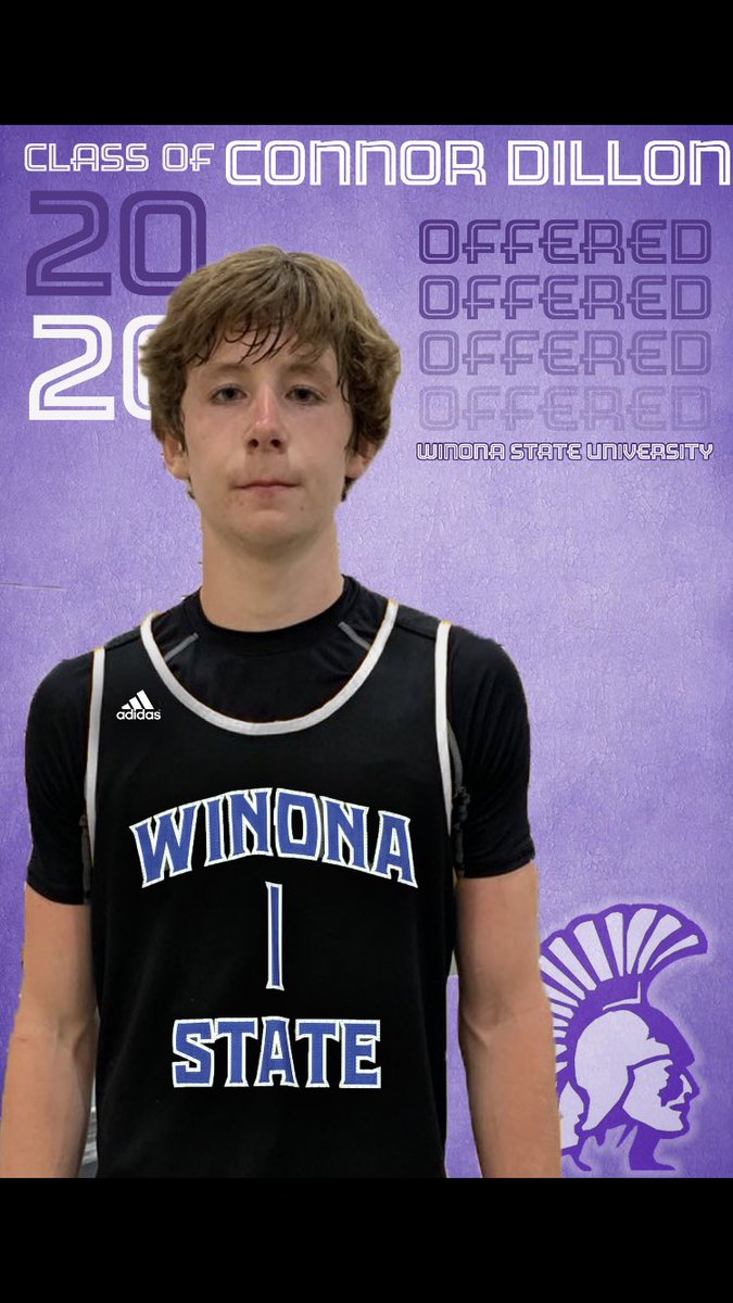 ConnorDillon00's tweet photo. Excited to receive an offer to play at Winona State University! Thanks Coach Eisner, Coach Malvik, and the rest of the staff for the opportunity! #gowarriors https://t.co/mICY7RSwfe