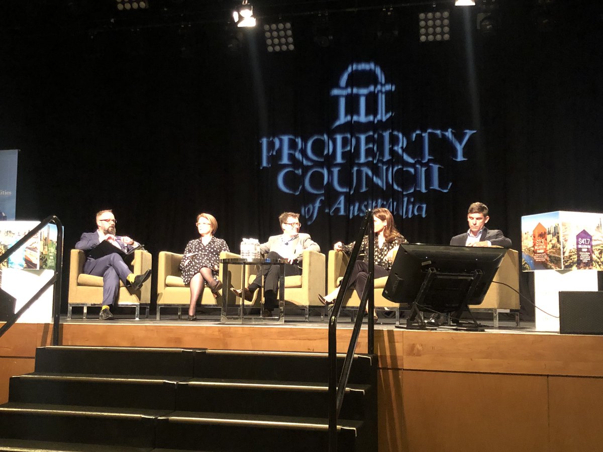 Great panel for the #OMR. Didn’t take long for the first gratuitous Richmond FC reference from <a href="/GlennGee/">Glenn G Lampard</a> <a href="/PropertyCouncil/">Property Council of Australia</a>
