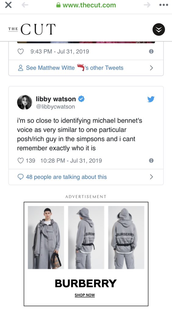 MattKroneberger's tweet photo. @libbycwatson @TheCut finds your commentary amusing https://t.co/uGwS96QVg4