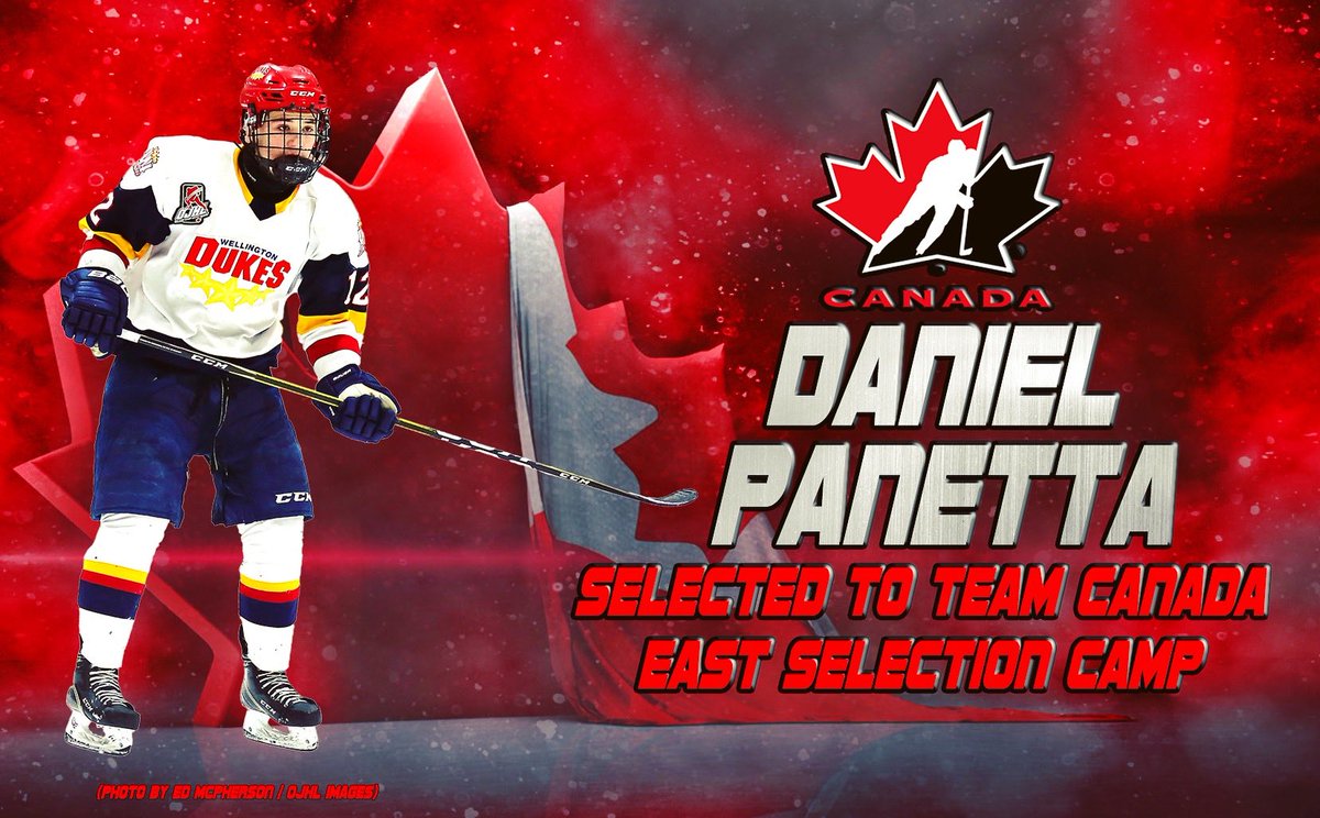 Congratulations to <a href="/Daniel_panetta6/">Daniel Panetta</a> on being Invited to Team Canada East Selection Camp for the upcoming @HC_WJAC