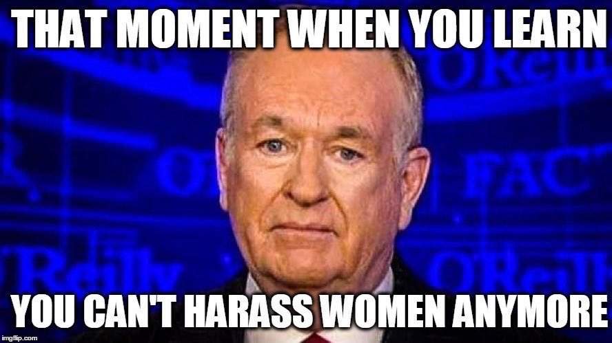 iHarry's tweet photo. @BillOReilly Hey bill, have you ever sexually assaulted a journalist? Oh. Right... https://t.co/zD48POHmY3
