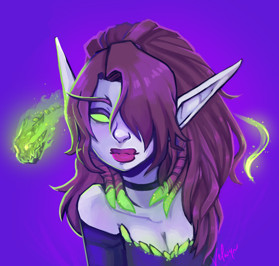 velwynart's tweet image. My void elf warlock, Vah'ti. 🥰 I like to picture fel kind of corrupting her tendrils.

#voidelf #velf #elf #warlock #wow #warcraft #worldofwarcraft