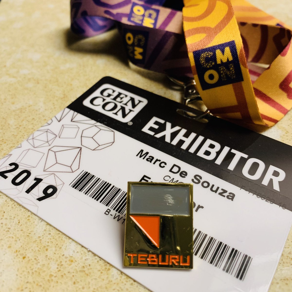 marc_dsouza's tweet photo. Set up and ready to go #teburu #cmon #xplored #GenCon #Gencon2019 https://t.co/eEKy3aUBda https://t.co/IxiMZ336aV