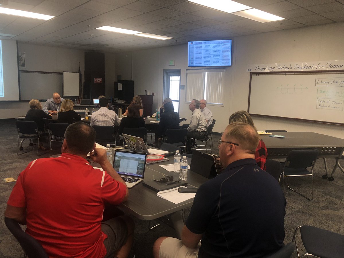 Productive day with Hesperia District Team reflecting on structures that support collaboration and co-learning as they build capacity across the system #districtonthemove #collaborativeculture #leadlearners #learningtogether @go_InnovateED