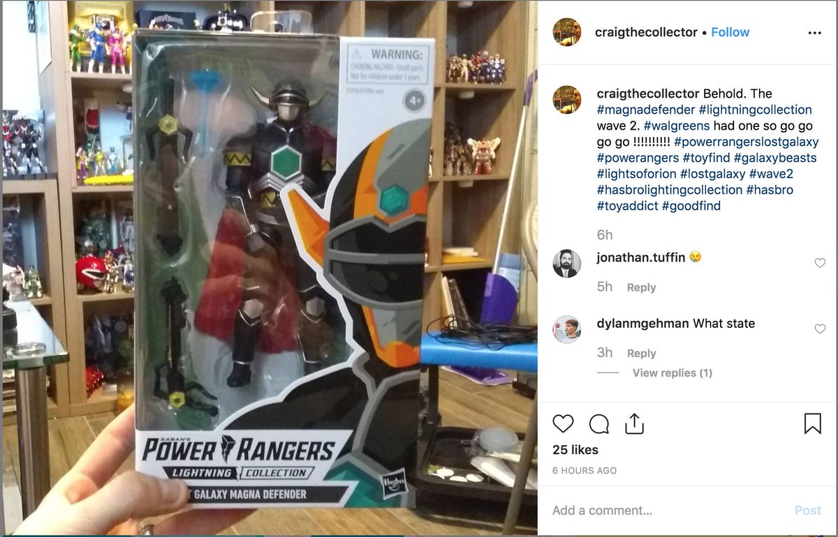 walgreens power rangers lightning collection