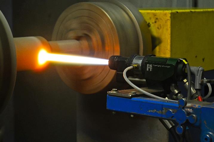 FST is the sole provider of the patented eGun™, the latest liquid fuel High-Velocity Oxygen Fuel (HVOF) industrial coating technology. Research has concluded that wear life may be extended four times or more versus the durability associated with chrome. #FST #HVOF #eGun