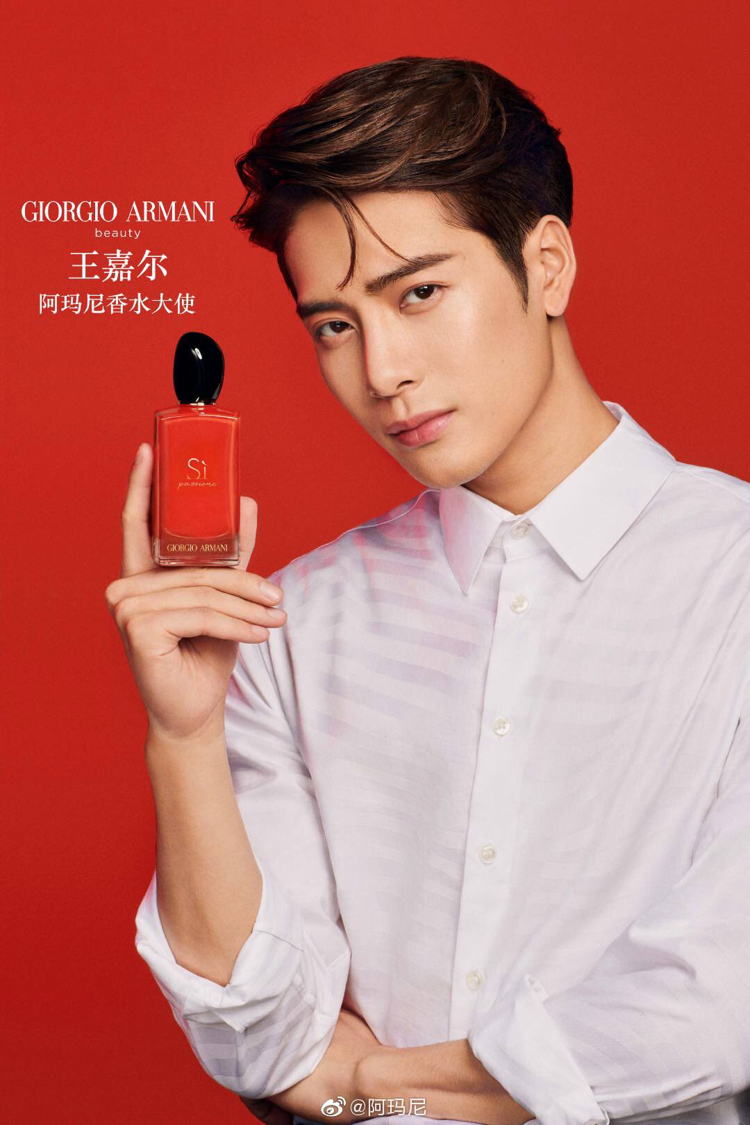 Armani Perfume's Ambassador is the WANG of CHINA