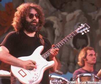  Jerry Garcia was thin(ner) and had black hair (Happy Birthday Jerry!) 