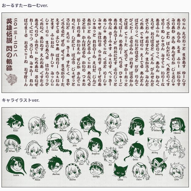 日本ファルコム 閃の軌跡 完結記念おもいで湯呑 2種 サイズ 直径7 3cm 10 3cm 名前とチビキャライラスト を可能なかぎりぎっしり詰め込みました 文字や柄はエンボス加工で触ると湯呑ならではのあたたかみが感じられるたっぷり入る特大サイズの湯呑 日本ファルコム 閃の軌跡 完結記念おもいで湯呑 2種 サイズ 直径7 3cm 10 3cm 名前とチビキャライラスト を可能なかぎりぎっしり詰め込みました 文字や柄はエンボス加工で触ると湯呑ならではのあたたかみが感じられるたっぷり入る特大サイズの湯呑