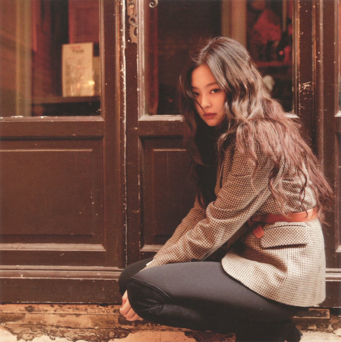 "People ask, 'I want to do this, but I lack confidence. What should I do?' Just by having the desire to do something is a beginning. From there, find what you can do well & if you enjoy the process, then won't that be enough? Don't blame yourself, find solace in you" -  #JENNIE