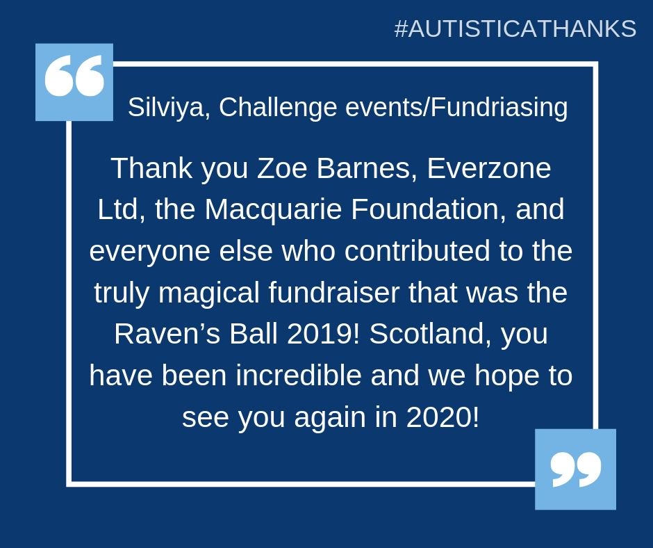 Autistica's tweet photo. We're giving a huge #AutisticaThanks to all of our fundraisers who have taken on challenges and organised events to raise funds towards vital #autismresearch ๐@Macquarie @everozepartners https://t.co/K4KOpOJHH9