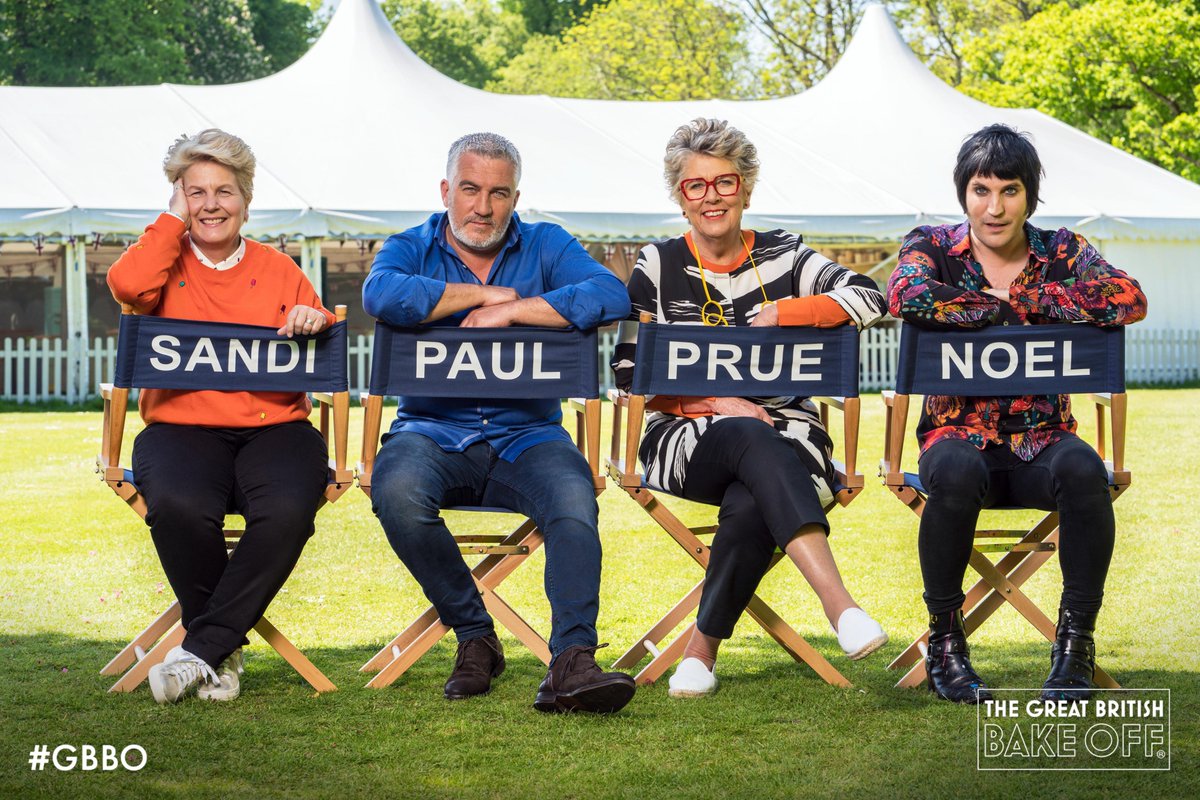 Back for pud. The Great British Bake Off. Coming soon. #GBBO