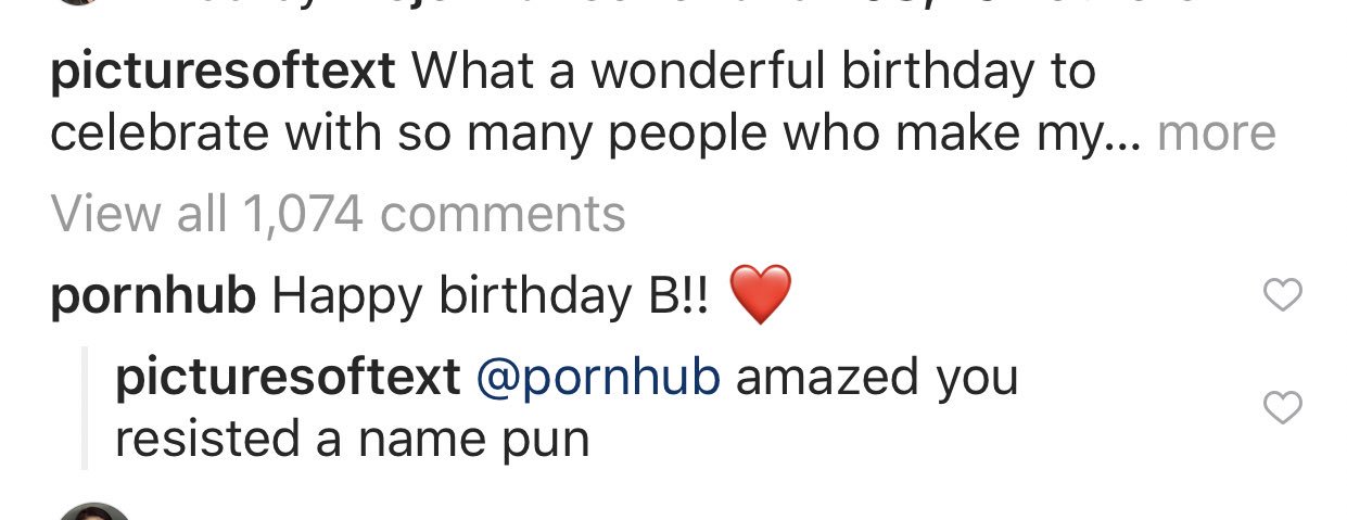 Porn hub wishing B.J Novak a happy birthday hahhah 