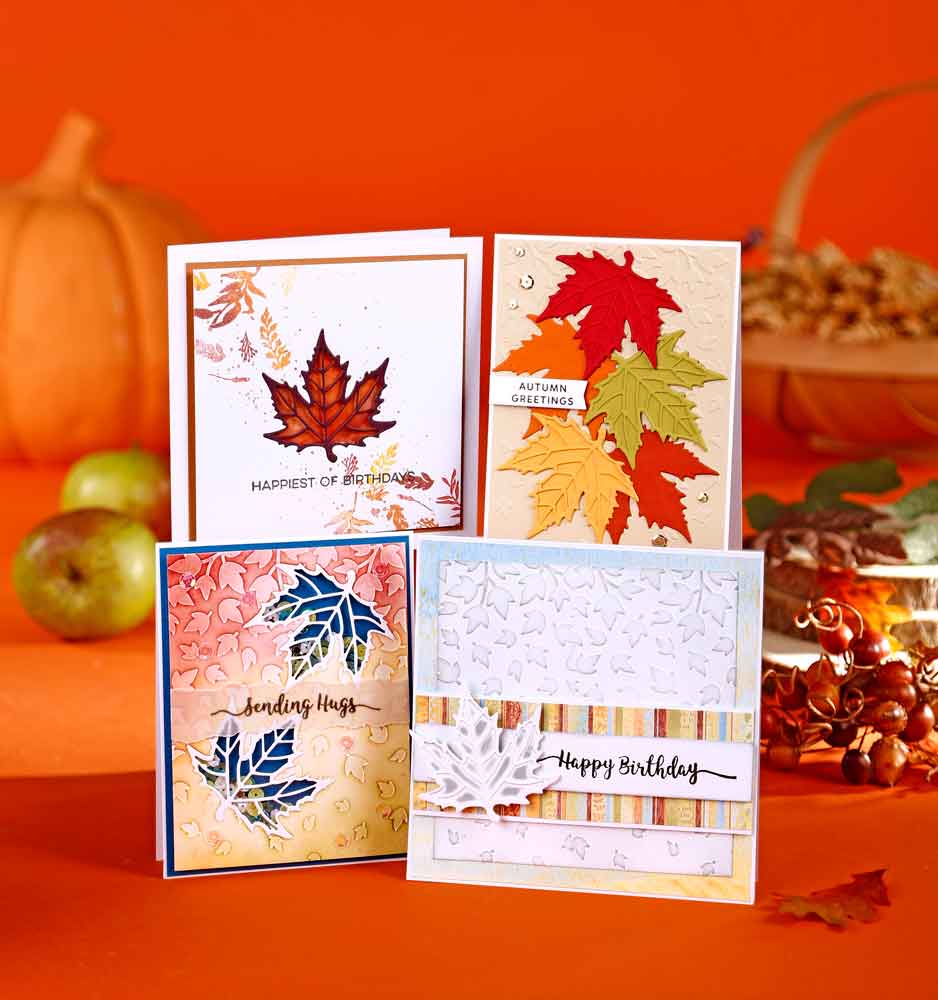 PapercraftE_mag's tweet photo. Issue 177 is on sale today! Kick-start your autumn crafting with our Falling Leaves embossing folder and 2-piece die set from Hot Off The Press! Buy yours from https://t.co/rZyZraT2nz #papercraftessentials #issue177 #fallingleaves #hotoffthepress #crafting #cardmaking #papercraft https://t.co/7U9m4ShNWi