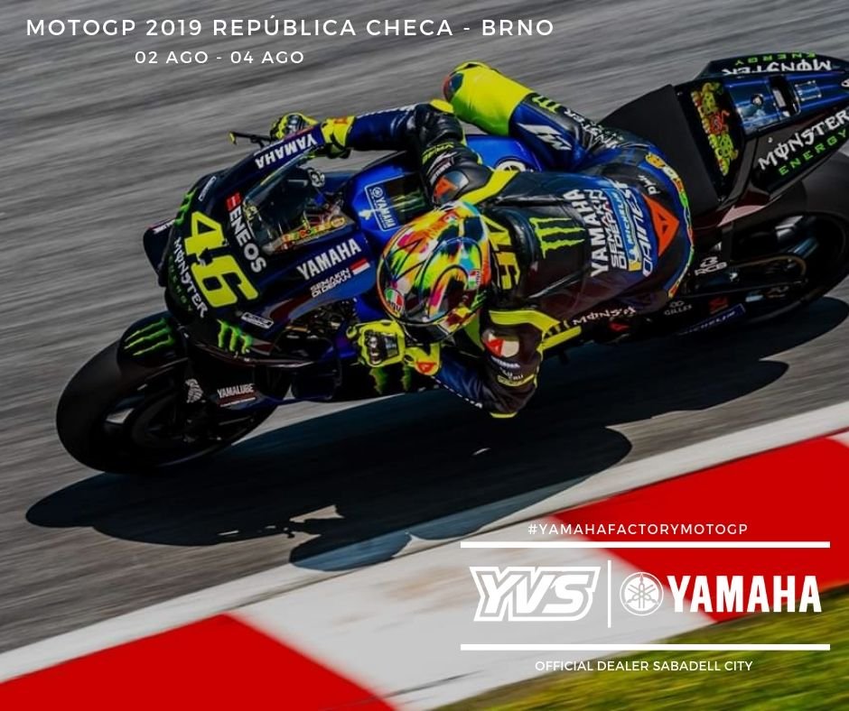 No te pierdas esta semana los pilotos #Yamaha en #BrnoCircuit!