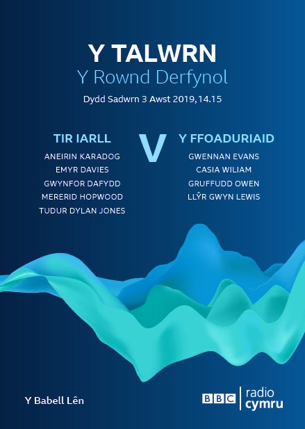 BBCRadioCymru's tweet photo. 🔴FFEINAL Y TALWRN🔴
Dewch draw i’r Babell Lên
2.15 bnawn Sadwrn
Gornest y flwyddyn!
#yTalwrn https://t.co/rxdu1CzH02