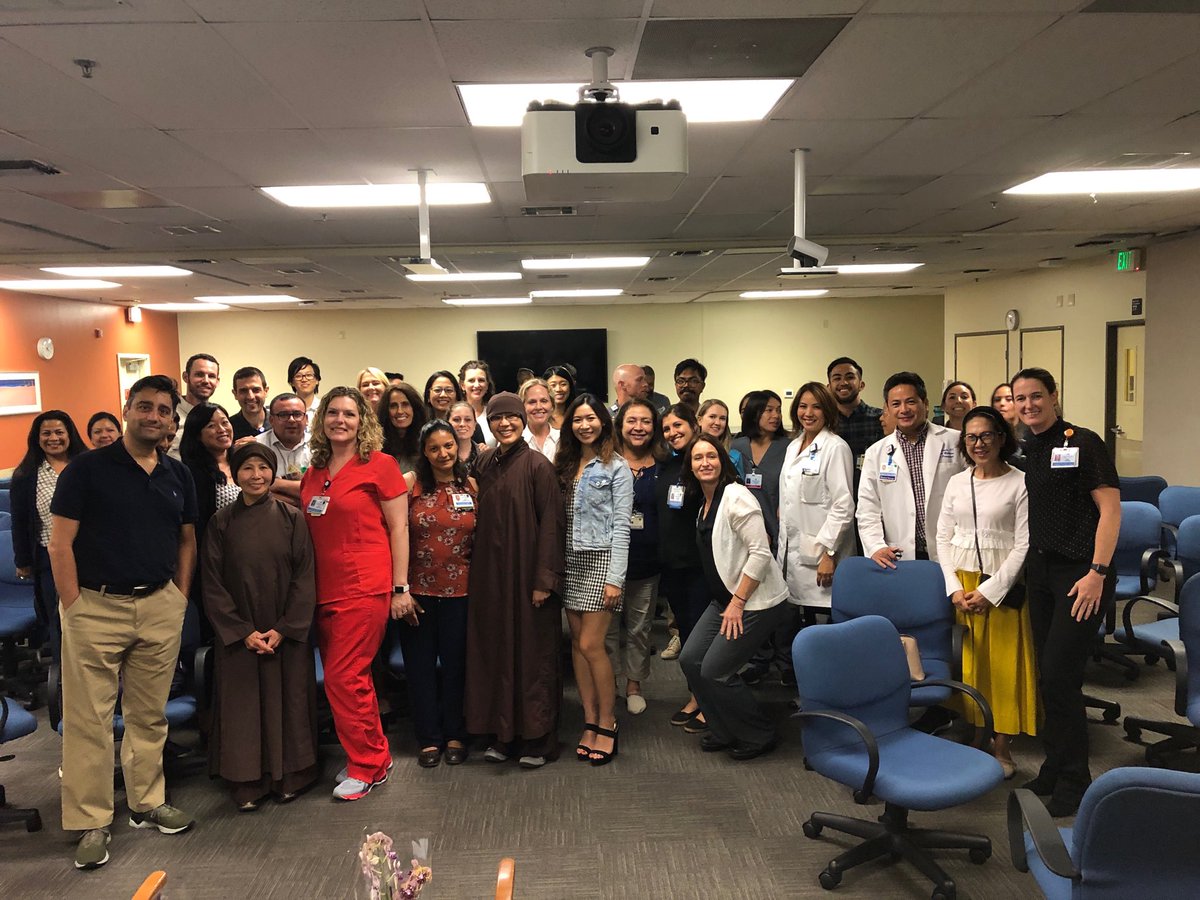 DavidNguyenMD1's tweet photo. PM&amp;R U 2019
Greatly thankful for Sister Dang Nghiem introductory teaching about Mindfulness as Medicine:Her presentation helped us to discover ourselves as our own soulmates, aware of our thoughts as foundation for our speech &amp; body action, remind us the practice of loving speech https://t.co/0NH0HrLyRG